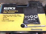 NEW KLUTCH 12-PC RATCHETING PIPE THREADER