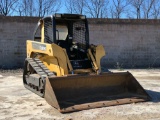 2006 JOHN DEERE CT322 MULTI TERRAIN LOADER, OROPS, RUBBER TRACKS, AUX HYDRAULICS, 78? LOW PRO SMOOTH