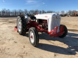 FORD 600 AG TRACTOR, 2WD, GAS ENGINE, PTO, 3PT HITCH, 27 HOURS, S/N UNKNOWN, 5 FOOT 3PH ROTARY MOWER