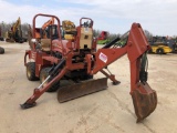 2005 DITCH WITCH RT40 TRENCHER, SN 3Z0524, TRENCHER, PUSH BLADE, A322 BACKHOE ATTACHMENT,