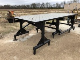 HEAVY DUTY SHOP TABLE WITH VICE