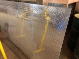 (2) 4X8 SHEETS OF DIAMOND PLATE & MISC TUBING