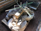 PALLET OF POLY ELECTRIC FENCE WIRE