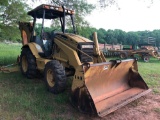 CATERPILLAR 416C LOADER BACKHOE, SN 5ZN02534, OROPS, FOUR-WHEEL-DRIVE, FOUR AND ONE FRONT BUCKET,
