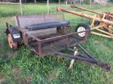 SINGLE AXLE TRAILER W/DOG BOX AND BENCH (NO TITLE, INVOICE ONLY, TRAILER WEIGHT BELOW 2K)
