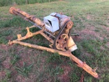 PUNGO MACHINE 6 INCH PULL TYPE ELECTRIC POWERED WATER PUMP(MISSING 1 TIRE AND WHEEL)