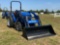 2016 NH WORKMASTER 37 UTILITY TRACTOR, SN G38RF002072, 4WD, 3PH, 540 PTO, NH 140TL LOADER W/BUCKET,