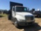 2006 INTERNATIONAL 4300 SINGLE AXLE FLAT BED DUMP, DT 466 ENGINE, EATON FULLER 6 SPEED TRANS,