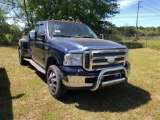 2005 FORD F-350 DUALLY, VIN 1FTWX33P25EC59812, EXTENDED CAB, 4WD, 215,575 MILES, GOISENECK HITCH