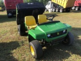 1993 JOHN DEERE GATOR, 2WD, GAS KAWASAKI ENGINE, HAND DUMP BED, VIN 50181, 2008 HOURS