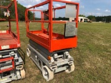 2007 SKYJACK SJ3220 SCISSOR LIFT, SN 60000023, SOLID TIRES, 20? WORKING HEIGHT, 32? EXTENDABLE