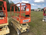 2001 JLG 2033E2 SCISSOR LIFT, SN 0200095651, SOLID TIRES, 20? WORKING HEIGHT