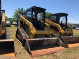 2015 CAT 259D MULTI TERRAIN LOADER. OROPS. TWO SPEED, AUX HYDRAULICS. MANUAL COUPLER. RUBBER TRACKS.