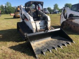 2008 BOBCAT T320 MULTI TERRAIN LOADER, OROPS, RUBBER TRACKS, 80? LOW PRO TOOTH BUCKET, AUX