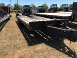 19?+5? 10 TON TAG TRAILER, TANDEM AXLE DUAL, FLIP OVER RAMPS, GI HITCH, (BOS ONLY)