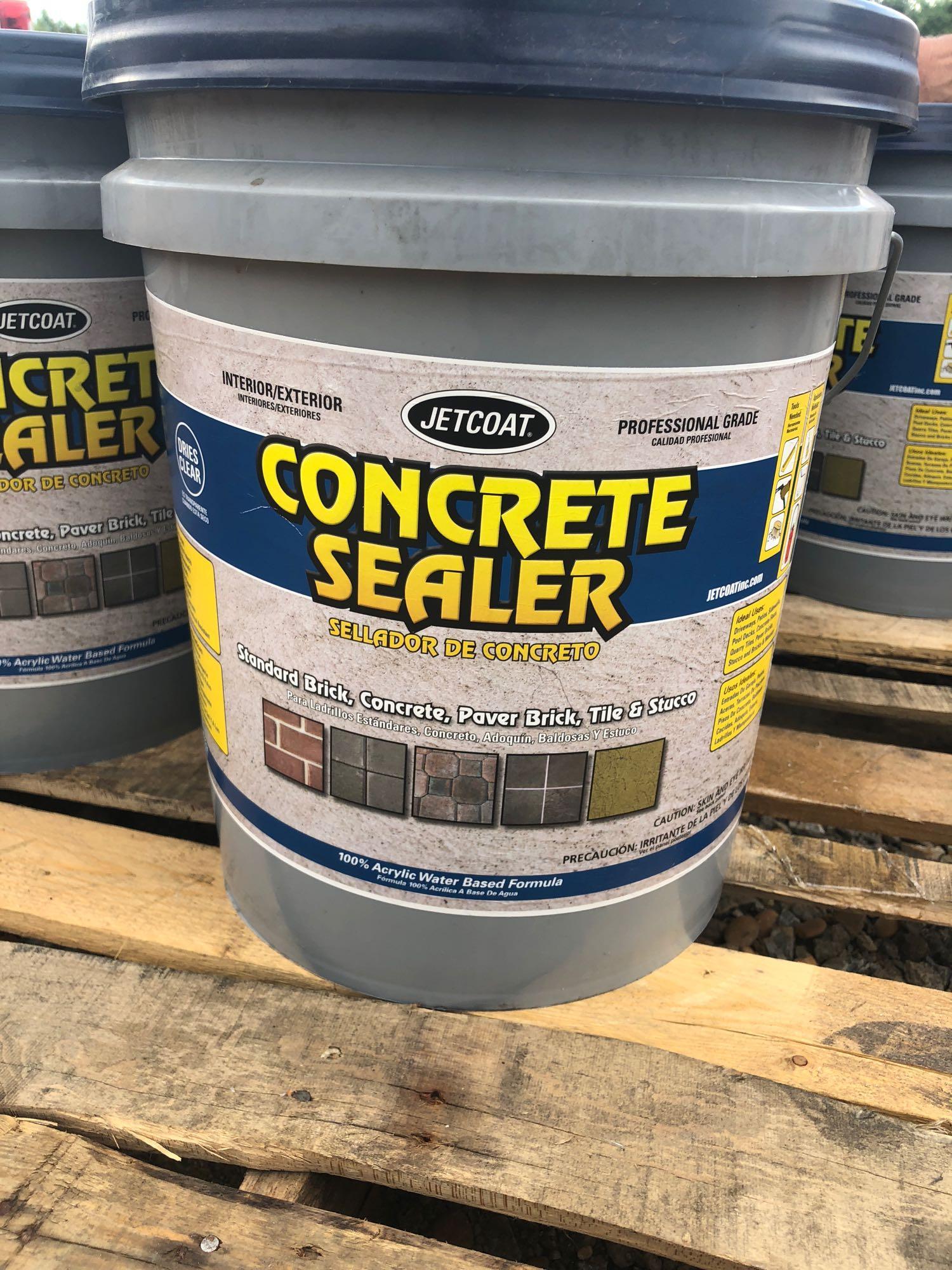 NEW 5 GALLON BUCKET OF CONCRETE SEALER Proxibid