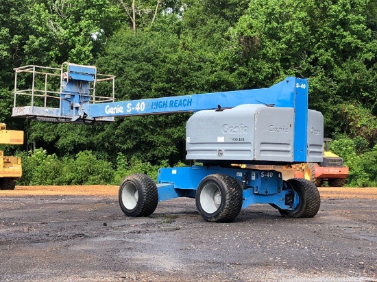 2006 GENIE S-40 BOOM LIFT, SN S4006-10587, 4WD, DEUTZ DIESEL ENGINE, 707 HOURS, 40? REACH