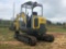 2017 WACKER NEUSON EZ38 MINI EXCAVATOR