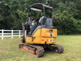 2014 JOHN DEERE 27D MINI EXCAVATOR