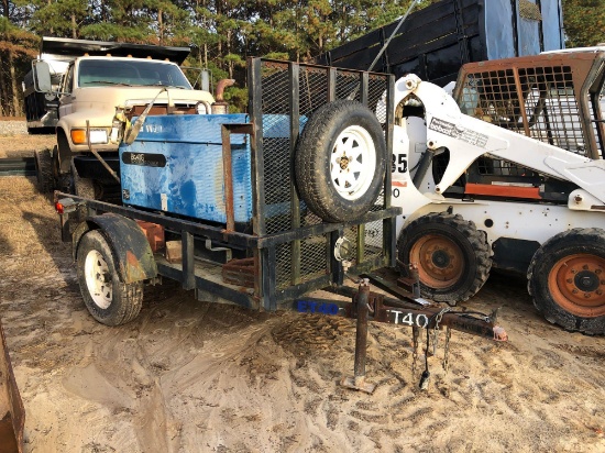 TRAILER MOUNTED MILLER BIG 40G WELDER