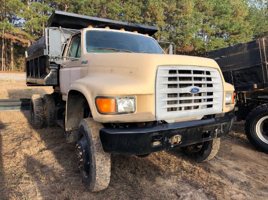 1998 FORD F-SERIES SINGLE AXLE DUMP TRUCK