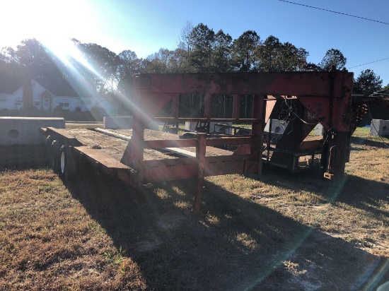 HOMEMADE 20+2 TRIPLE AXLE GOOSENECK