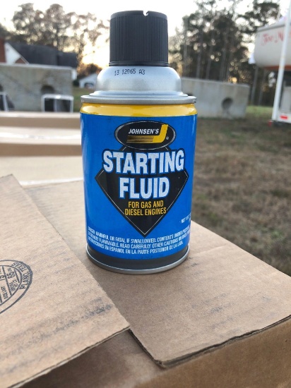 CASE OF STARTING FLUID