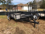 2019 5.5X10 SINGLE AXLE UTILITY TRAILER