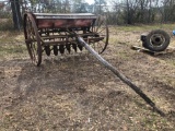 8 ROW ANTIQUE GRAIN DRILL, 5', 8