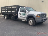 2005 FORD F450 SUPER DUTY FLATBED TRUCK