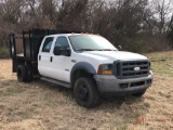 2005 FORD F450 DUMP TRUCK