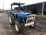 LONG AG TRACTOR, ROPS, CANOPY, DIESEL ENGINE, 1327 HRS, (S/N PLATE DAMAGED), 3PH, PTO