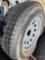 UNUSED TOWSTAR 205/75D15 TRAILER TIRE, 5 LUG 15