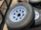 UNUSED HI-RUN 225/75R15 TRAILER TIRE, 5 LUG SPOKE WHEEL, LOAD RANGE D