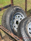 UNUSED TOWSTAR 205/75D15 TRAILER TIRE, 5 LUG 15