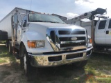 2008 FORD F-750 XLT SUPER DUTY CAB AND CHASSIS