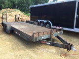 21' HOMEMADE EQUIPMENT TRAILER