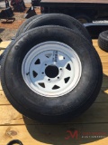 NEW GLADIATOR TRAILER TIRE AND WHEEL