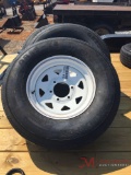 NEW TRAILER TIRE AND WHEEL