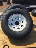 NEW TRAILER TIRE AND WHEEL