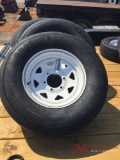 NEW TRAILER TIRE AND WHEEL