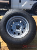 NEW TRAILER TIRE AND WHEEL