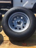 NEW TRAILER TIRE AND WHEEL