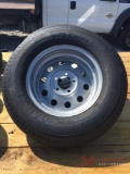 NEW TRAILER TIRE AND WHEEL