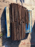 PALLET OF VARIOUS SIZE REBAR