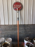 POLE MOUNTED STOP SIGN