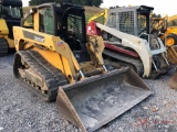 JOHN DEERE CT332 MULTI TERRAIN LOADER, ENCLOSED CAB, HEAT, A/C, HIGH FLOW AUX HYD, HYD COUPLER, S/N