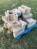 PALLET OF CONCRETE BLOCK