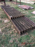 (3) MATAL PLATFORM GRATES