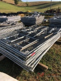 (20) 6x10 CHAIN LINK JOB SITE SAFTEY PANELS W/ STANDS